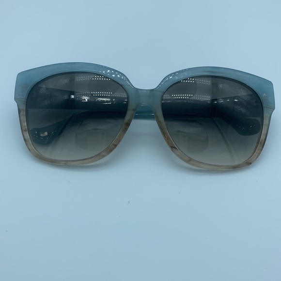 Balenciaga Sunglasses BA 0015 Light Blue/Gradient Brown Lenses - Picture 5 of 11
